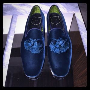 TOM FORD VELVET TASSEL Evening Shoes 9.5US